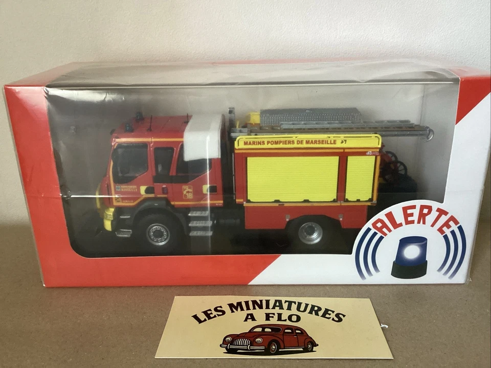 Renault D14 CCRM Gallin BMPM marins pompiers Marseille 1/43 - ALERTE0166 - Photo 2/4