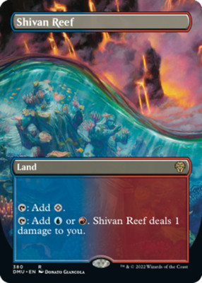 Shivan Reef - Borderless NM, English MTG Dominaria United