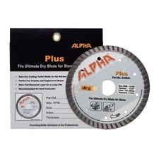 Alpha Professional Tools Plus Dry Diamond Blade 4-1/2"- DA05A+