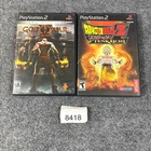 Dragon Ball Z Budokai Tenkaichi God of War II PS2 Video Game Lot