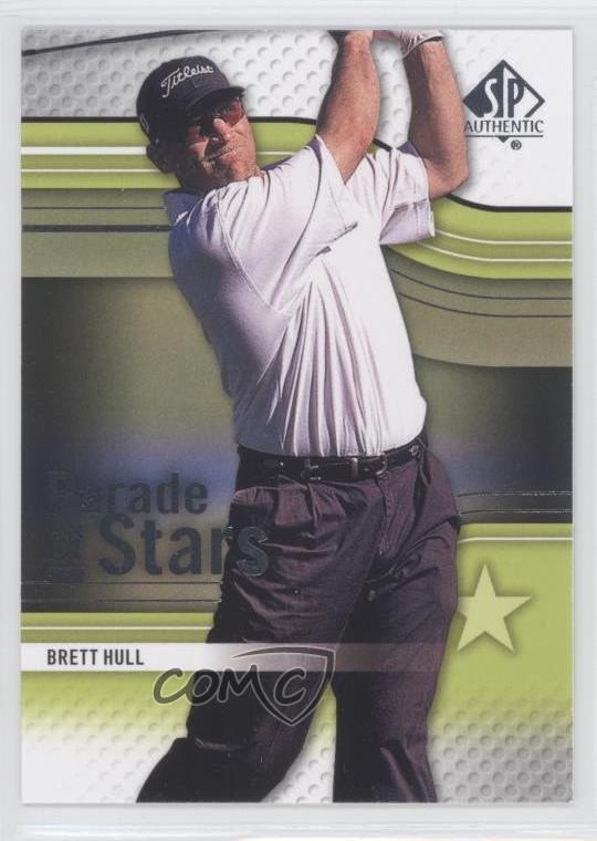 2012 SP Authentic Parade of Stars Brett Hull #67 HOF 9bp