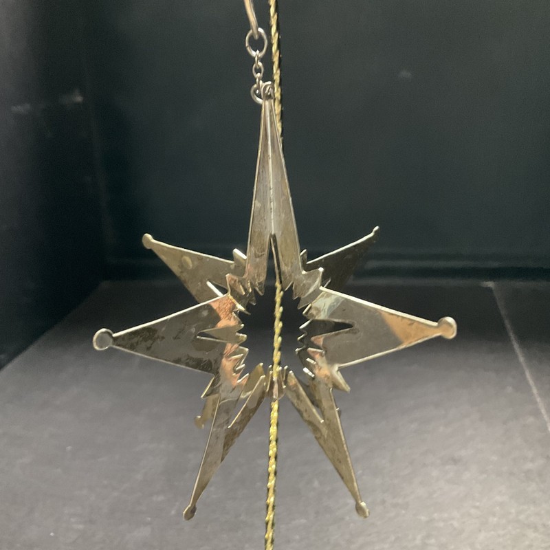 John/John 1976 3-D Sterling Silver Star Ornament #121815