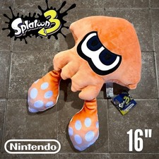 Splatoon 3 All Star Collection Inkling Squid ORANGE Ultra Soft Plush Doll 16"