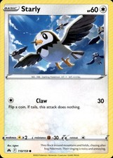 STARLY 110/159 Pokemon Card Crown Zenith Near Mint
