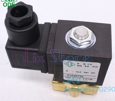 1PC 21A2KT30 Brass Wire Buckle 2-Way Solenoid Valve 2 Min AC220V Female DC24V *h
