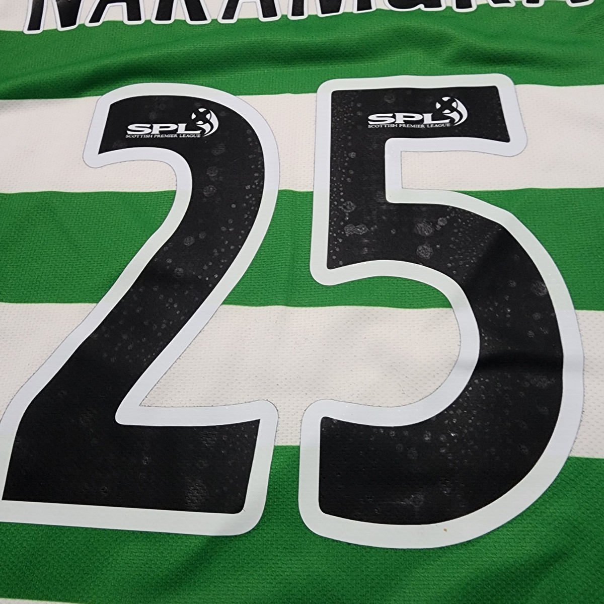 Celtic FC NAKAMURA 25番 シャツ 2007-08 Celtic Home Shirt Nakamura #25 (L)