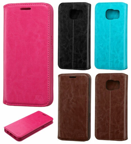 Teléfono celular casos de cartera para Zizo Samsung Galaxy S7 Edge