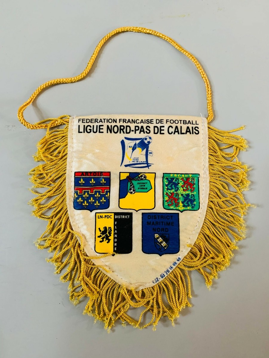 AS Beauvaisn Oise fanion vintage football foot pennant wimpel banderin