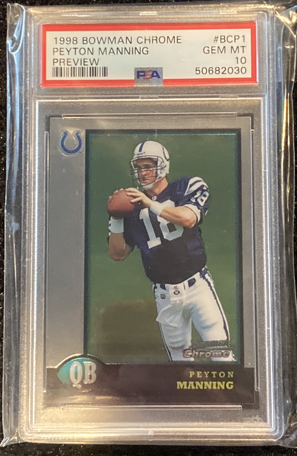 Peyton Manning Bowman Chrome Preview #BCP1 Base