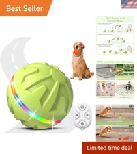 Vibrant Interactive Dog Toy Ball - Remote Control, Durable, and Water-Resistant