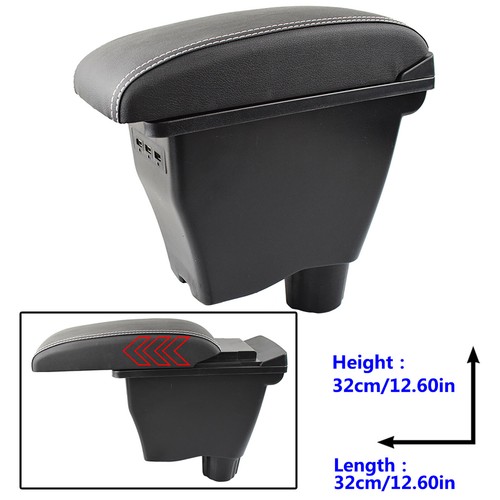 Armrest Box For Smart 453 Fortwo Forfour Dual Layer Central Consoles Storage Box - Picture 6 of 6