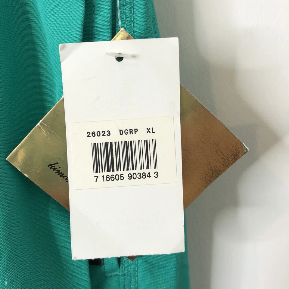 Pantalones Médicos Baby Phat Para Mujer Verdes Acampanados Pierna Cordón Talla XL Nuevos con Etiquetas Foto 3 de 4