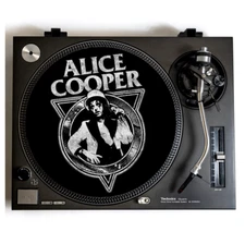 Alice Cooper Turntable Slipmat for Vinyl Records Fits 12" DJ Slip Mat Platter