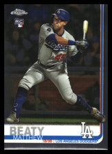 2019  Topps Chrome Update Edition #34 Matthew Beaty Dodgers Rookie RC