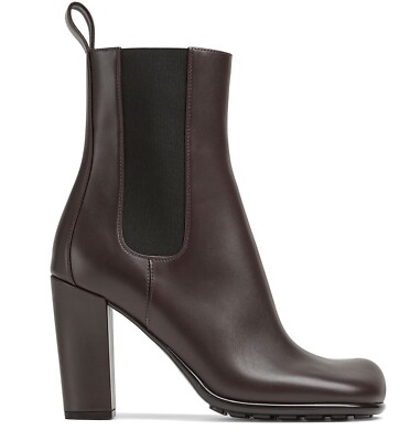 BOTTEGA VENETA Storm Fondant Leather Heeled Ankle Boots New And Authentic