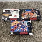 NBA Basketball SNES Video Game Lot In Box LOT  CIB W/ Inserts