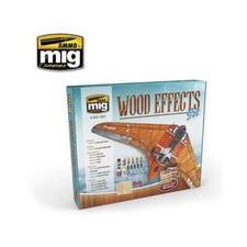 AMMO by Mig Jimenez Wood Effects Paint Set - 13 Bottles & 2 Decal Sheets