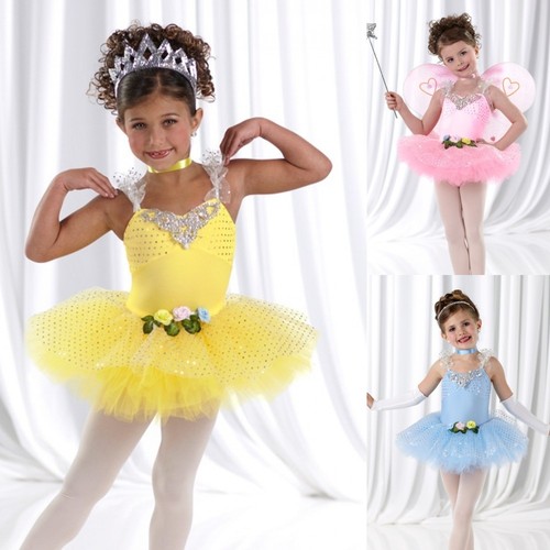 Happily Ever After PINK Kind großes Tanzkostüm Prinzessin Ballett Tutu Ballerina - Bild 2 von 5