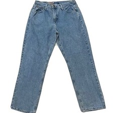 Lee Riders 12 petite vintage straight leg jeans high rise women light wash 90s