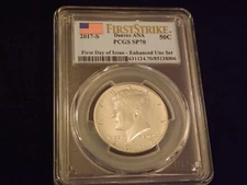 2017-S      Kennedy Half Dollar       First Strike            PCGS SP 70