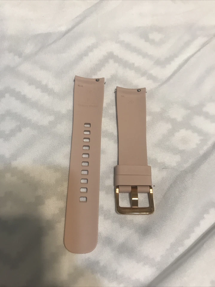 Correa de pulsera original OEM para reloj Samsung Galaxy 20 rosa pequeña Foto 2 de 4