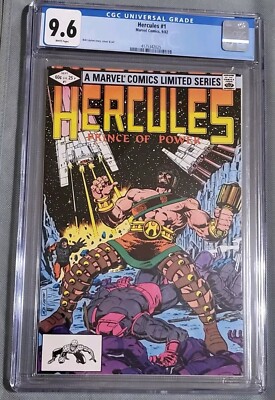 Hercules #1 - CGC 9.6 - Marvel Comics 1982 Prince of Power
