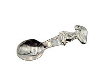Snoopy Peanuts Baby Infant Spoon Silverplate Flatware by Lunt 4 5/8"