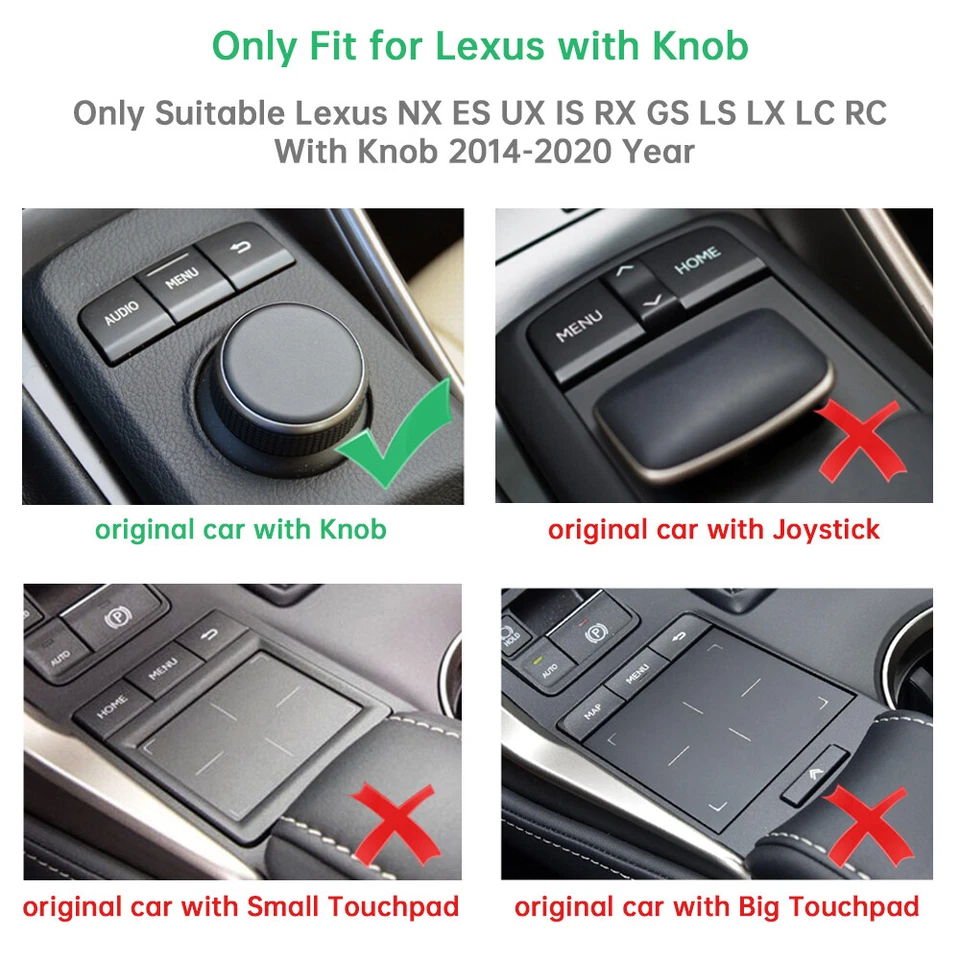 CarPlay AndroidAuto Decoder Für Lexus Konb NX RX IS ES GS RC LS LX LC 2014-2020 - Bild 2 von 4