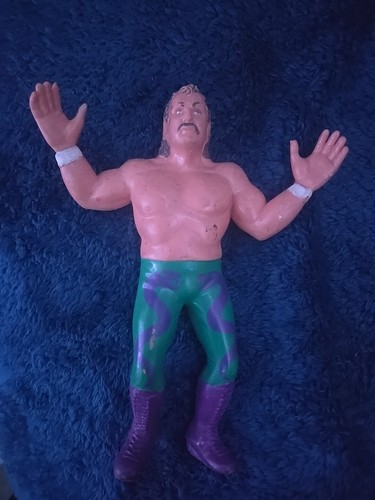 JAKE THE SNAKE ROBERTS 1987 Series 4 WWF LJN Wrest...