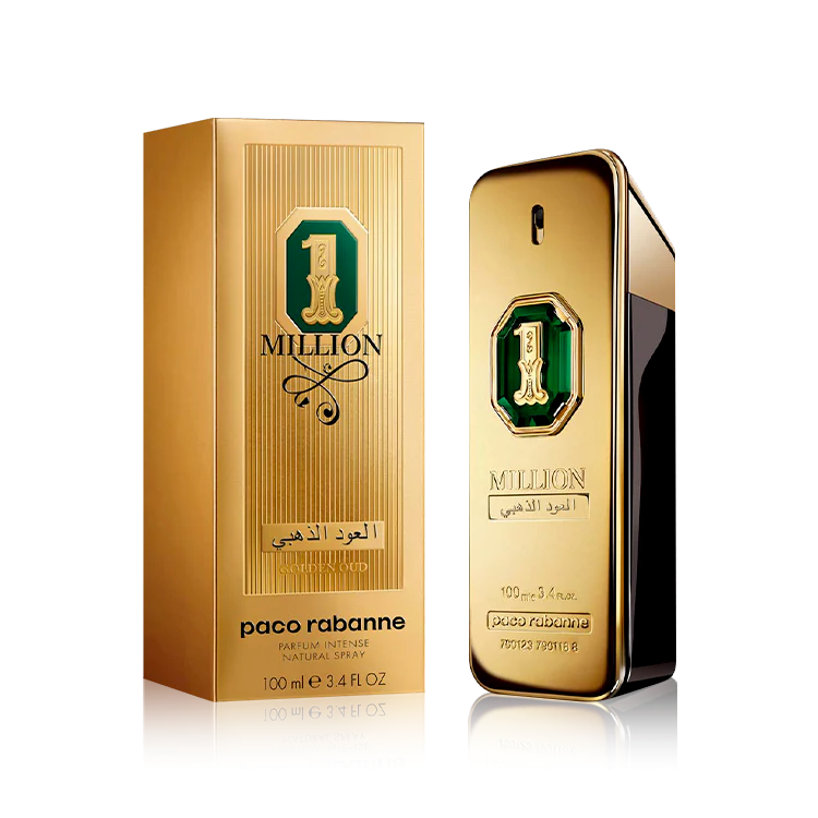 Million Golden Oud by Paco Rabanne Parfum Intense for Men New  Sealed Box