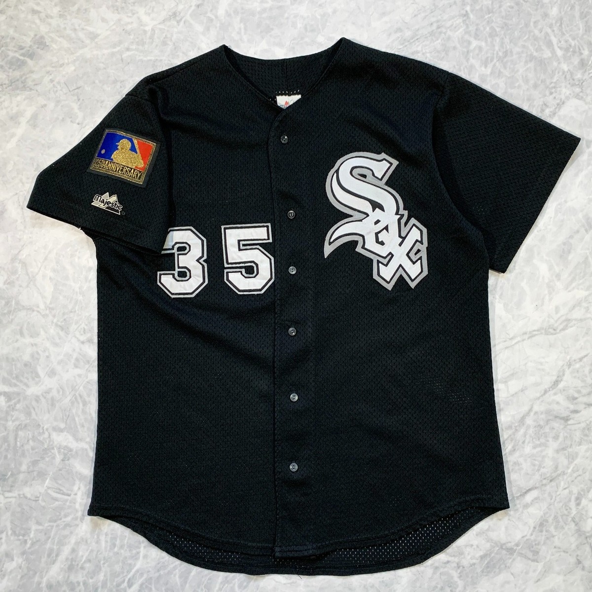 VTG 90s MLB FRANK THOMAS CHICAGO WHITE SOX 125TH ANNIVERSARY