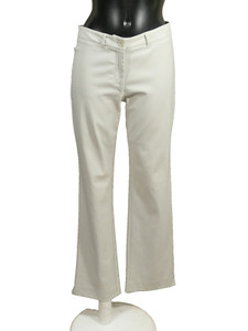 Pantalon Large Girbaud Blanc - Taille 38 - Coton - Occasion Très Bon État