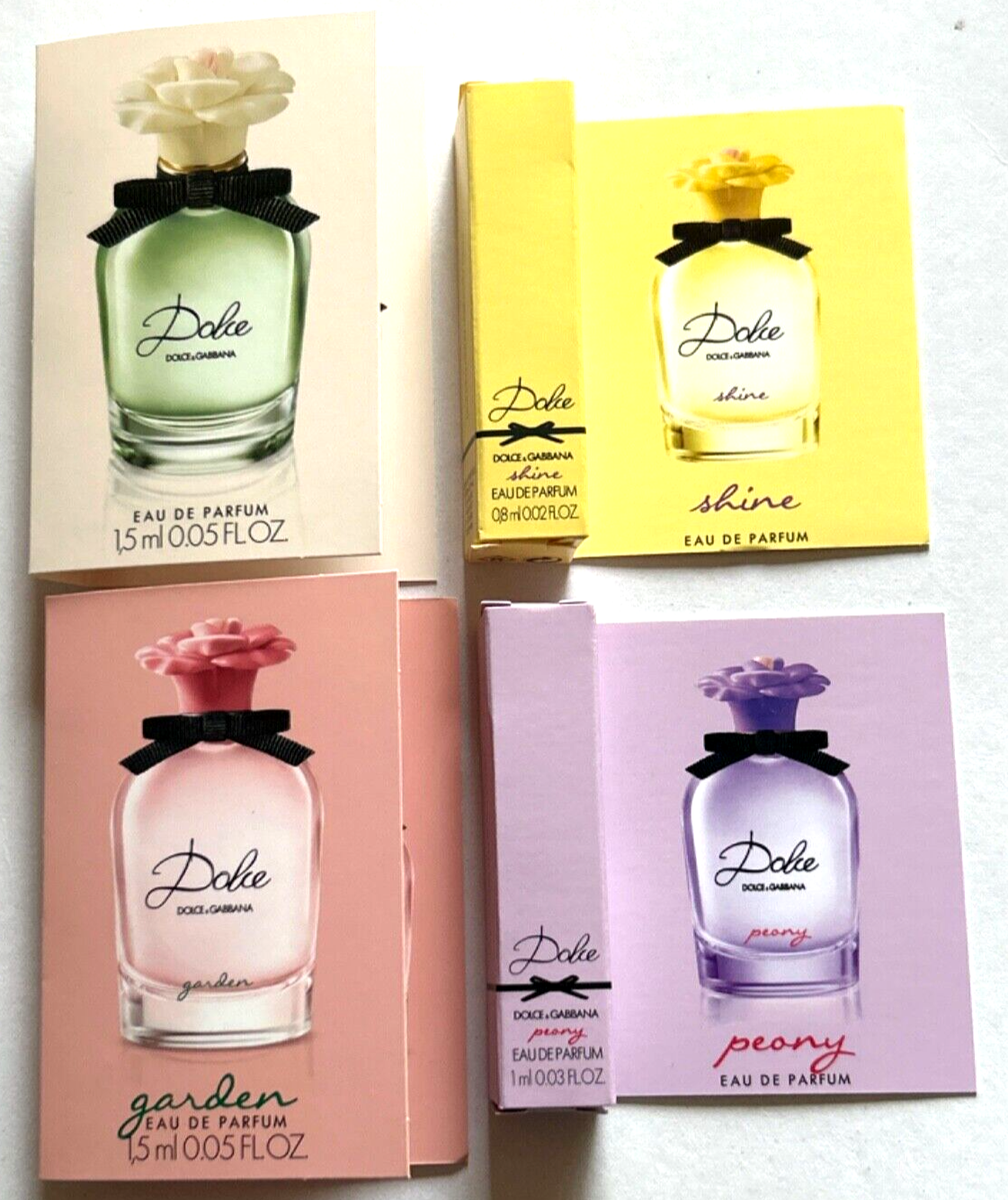 4 Dolce Dolce & Gabbana Perfume Vial Set Please See Description