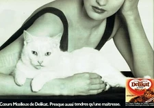 Advertising 1019 1989 DeliKat Cat Food Soft Hearts (2pag)
