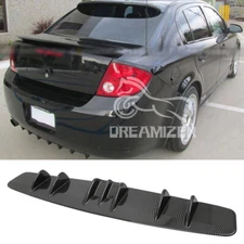 For Chevy Cobalt SS 4-Door Carbon Rear Bumper Spoiler Diffuser Splitter 7-Fins