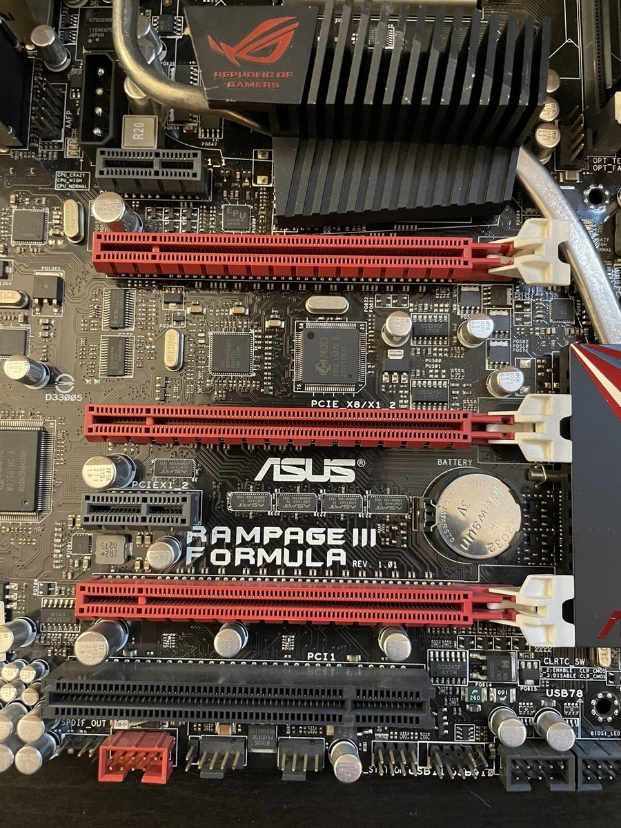 ASUS Rampage III Formula X58 SLI + I7 990X CPU + 16GB Ram
