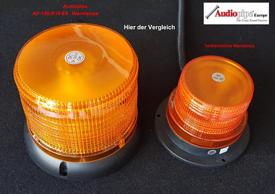 SMD 12-24V Rundumleuchte Warnleuchte Blitzleuchte Magnetfuss m. Zulassung E9 TOP