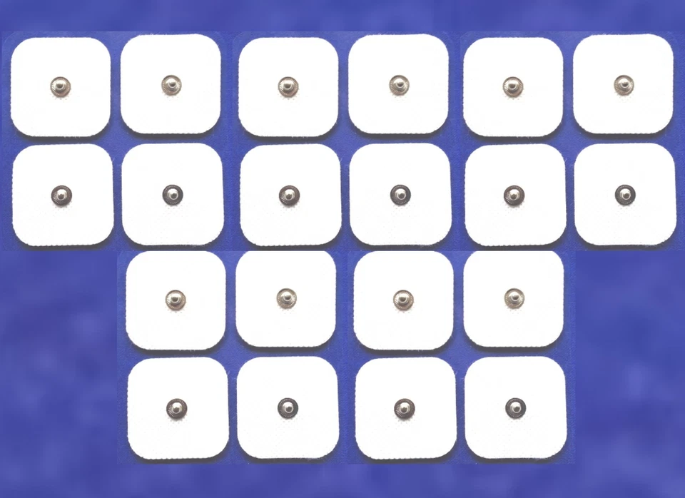 20 Tens Klebe Elektroden Pads Druckknopf f. Sanitas SEM 40 42 43 44 Beurer Gerät