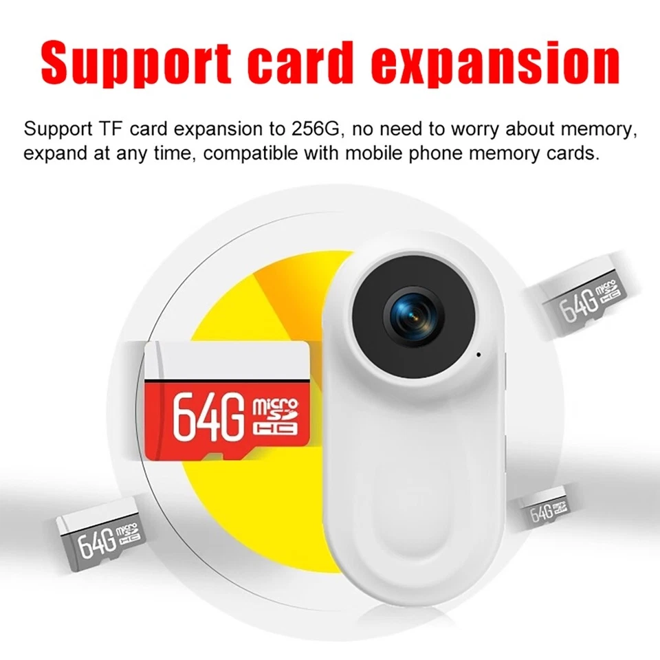 Thumb Action Sports Camera 1080P High Definition Helmet Motorcycle Bike Action - Image 3 of 4