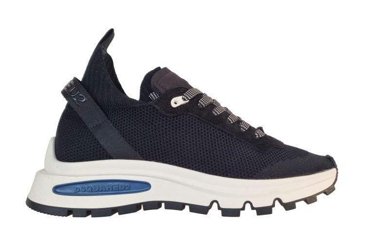 Кроссовки DSQUARED2 Herren Schuhe Runds2 2124 schwarz blau 64690₽