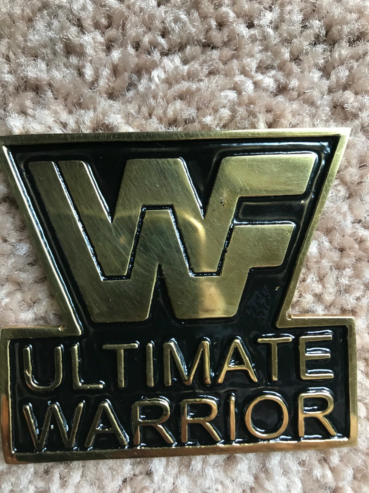 WWF, ECW, WWE WW, WCW NWA WWWF TNA Brass Metal Wrestling Championship