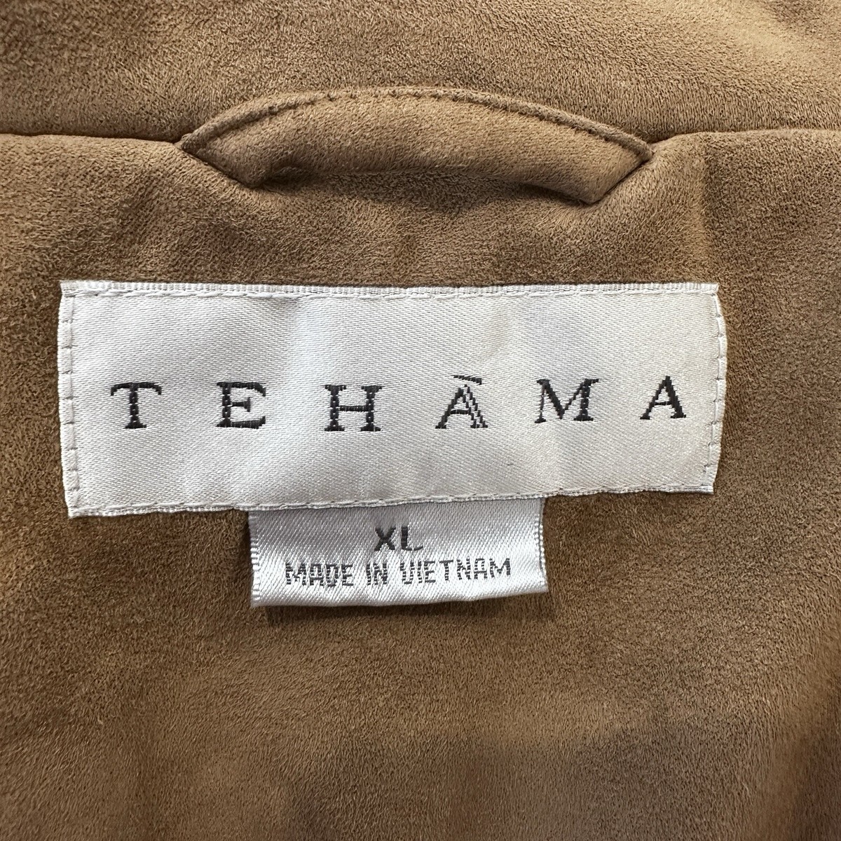 Vintage Tehama Men's Suede Full Zip Bomber Jacket Size XL Vintage Tehama Men's Suede Full Zip Bomber Jacket Size XL