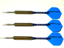 Steel Tip Darts, New 19 Gram Brass, with Aluminum Shafts, 2659
