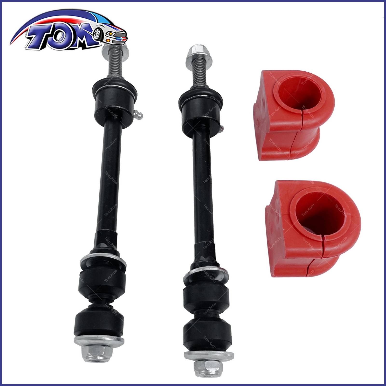 Front Suspension Stabilizer Sway Bar Bushing Link Kit for 0612 Ram