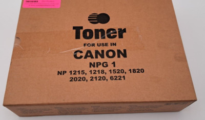 Canon Toner Cartridges for NPG1, NP1215, 1218, 1520, 1820, 2020, 6221 Open Box