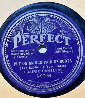 Prairie Ramblers - Old Pair of Boots / Woman's Answer- Hot Dance Old Time String