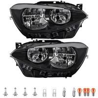 Halogen Scheinwerfer Frontscheinwerfer Set H7/ H7 FüR BMW 1Er Inklusive Lampen