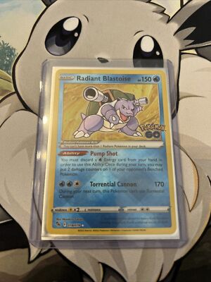 Radiant Blastoise 018/078 Pokemon Go Pokmon TCG Ultra Rare M Card | eBay