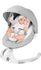 BIOBY Baby Swing for Infants Electric Cradling Bouncer with 5 Swing Amplitudes