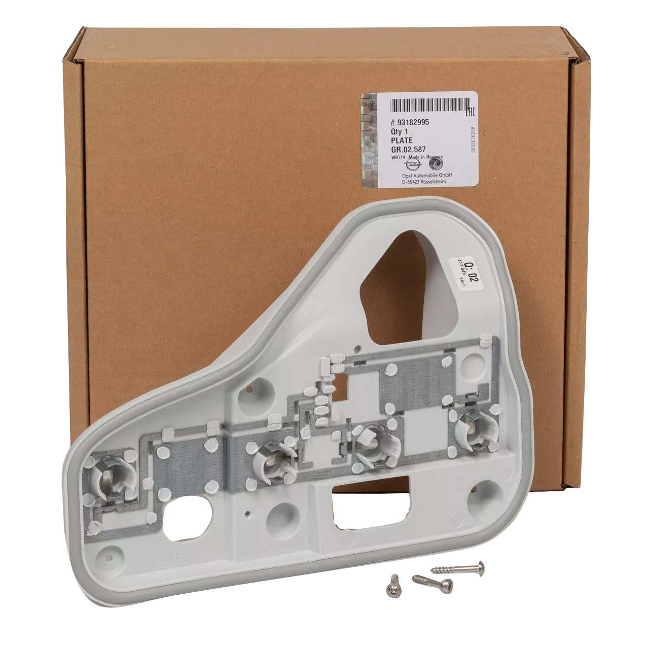 Plaque de feu arrière gauche Opel Astra H résout faux contact ampoule 2004-2014 OE 93182995